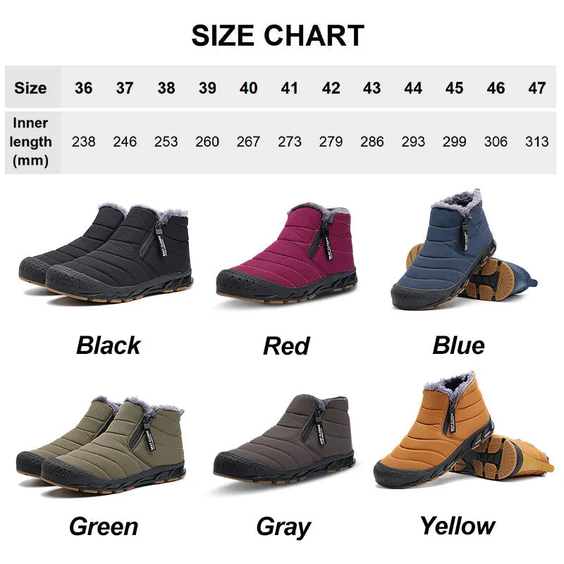 ✨✨ Warm Winter Boots, Faux Fur Lined Waterproof Outdoor Snow Boots ✨