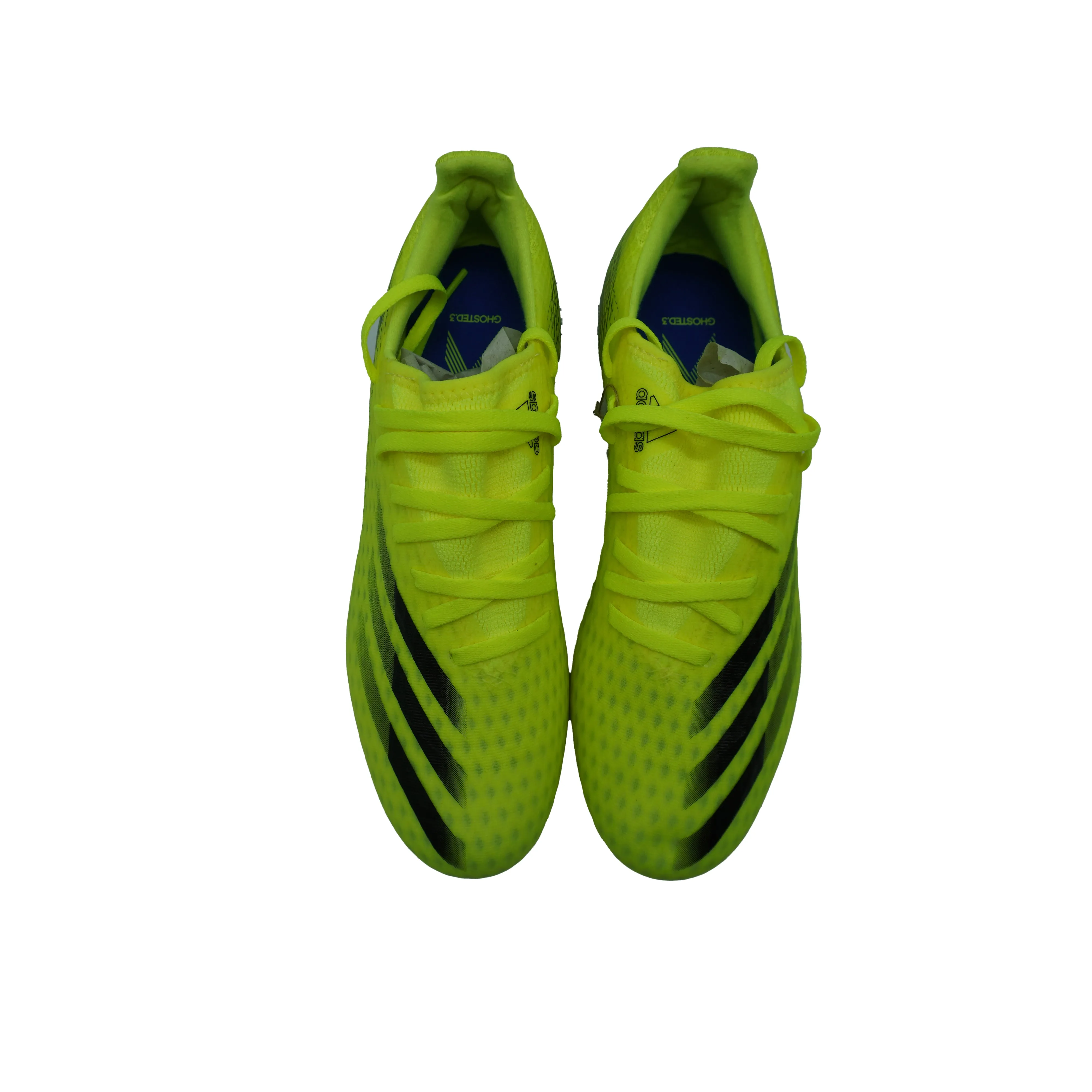 Adidas Boy's X Ghosted.4 Firm Ground Soccer Cleats Solar Yellow Black Size 5