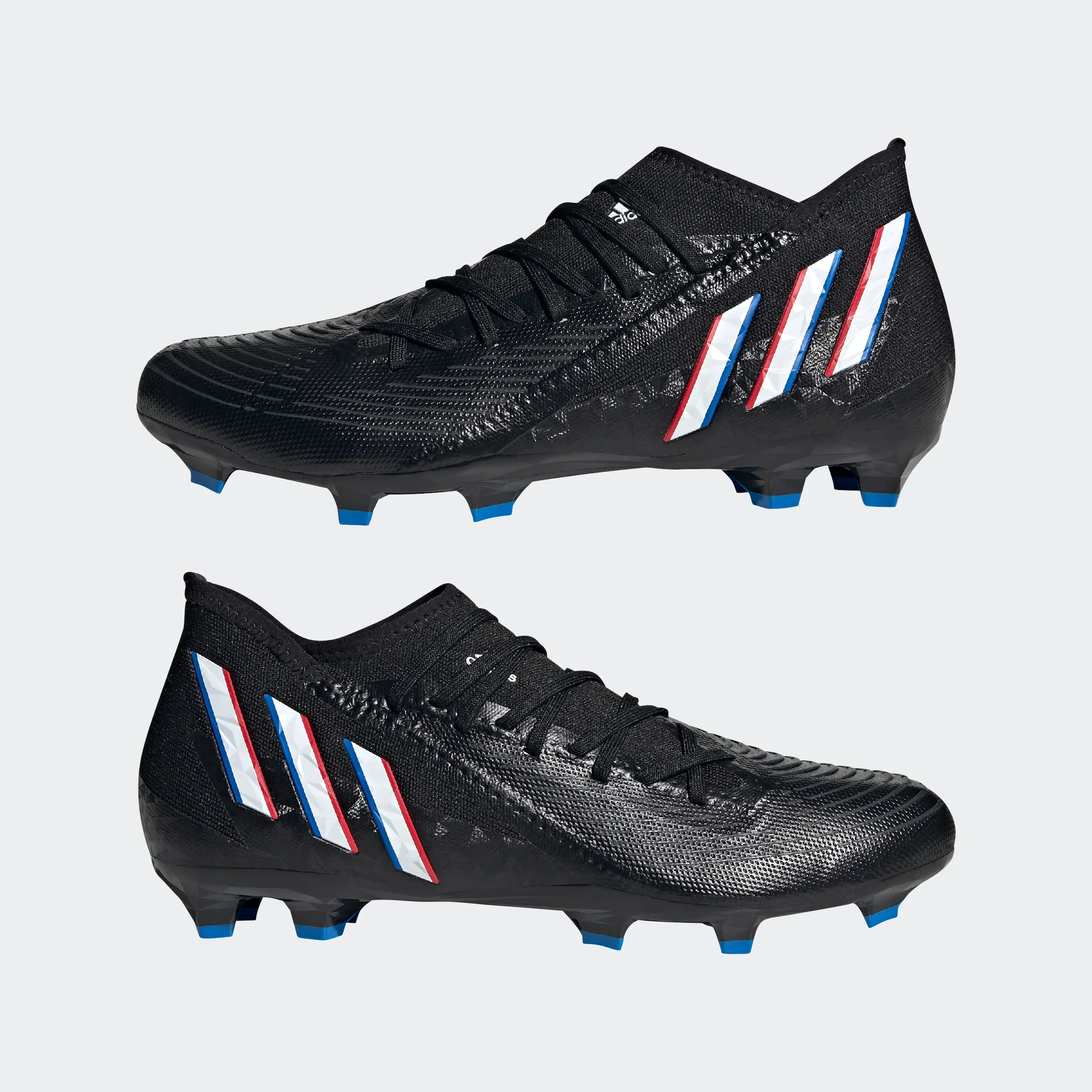 adidas PREDATOR EDGE.3 Firm Ground Soccer Cleats | Black | Men's