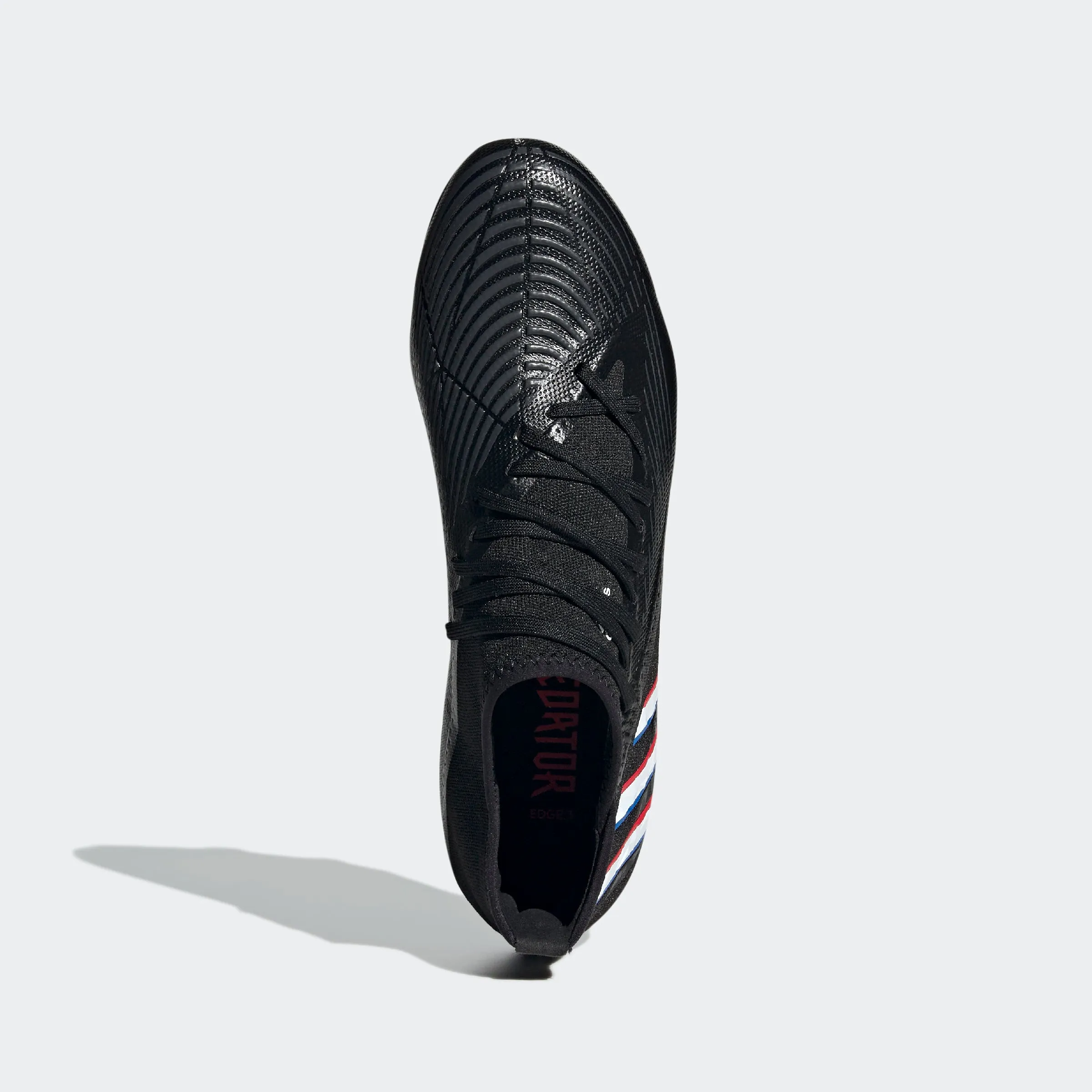 adidas PREDATOR EDGE.3 Firm Ground Soccer Cleats | Black | Men's