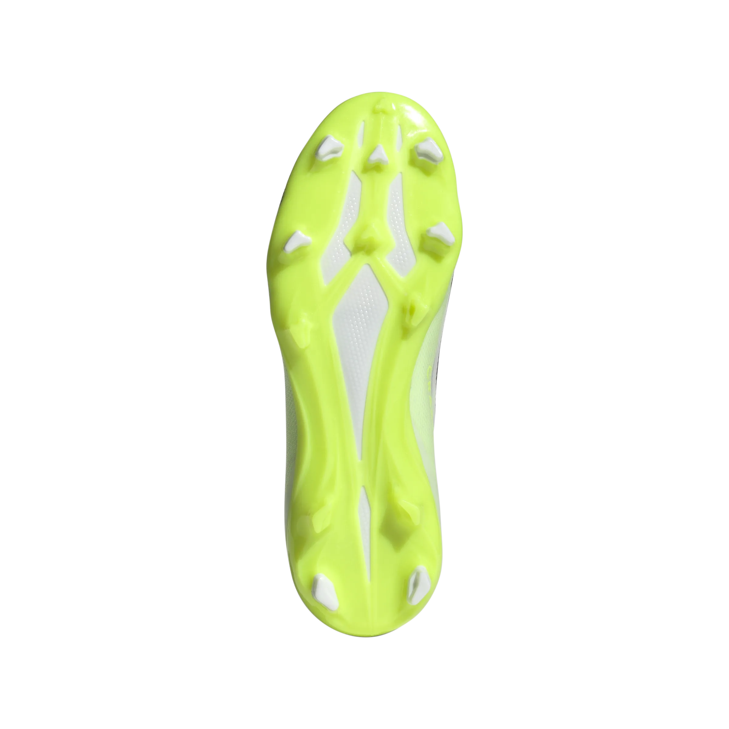Adidas X Crazyfast .1 FG J - Cloud White/Core Black/Lucid Lemon