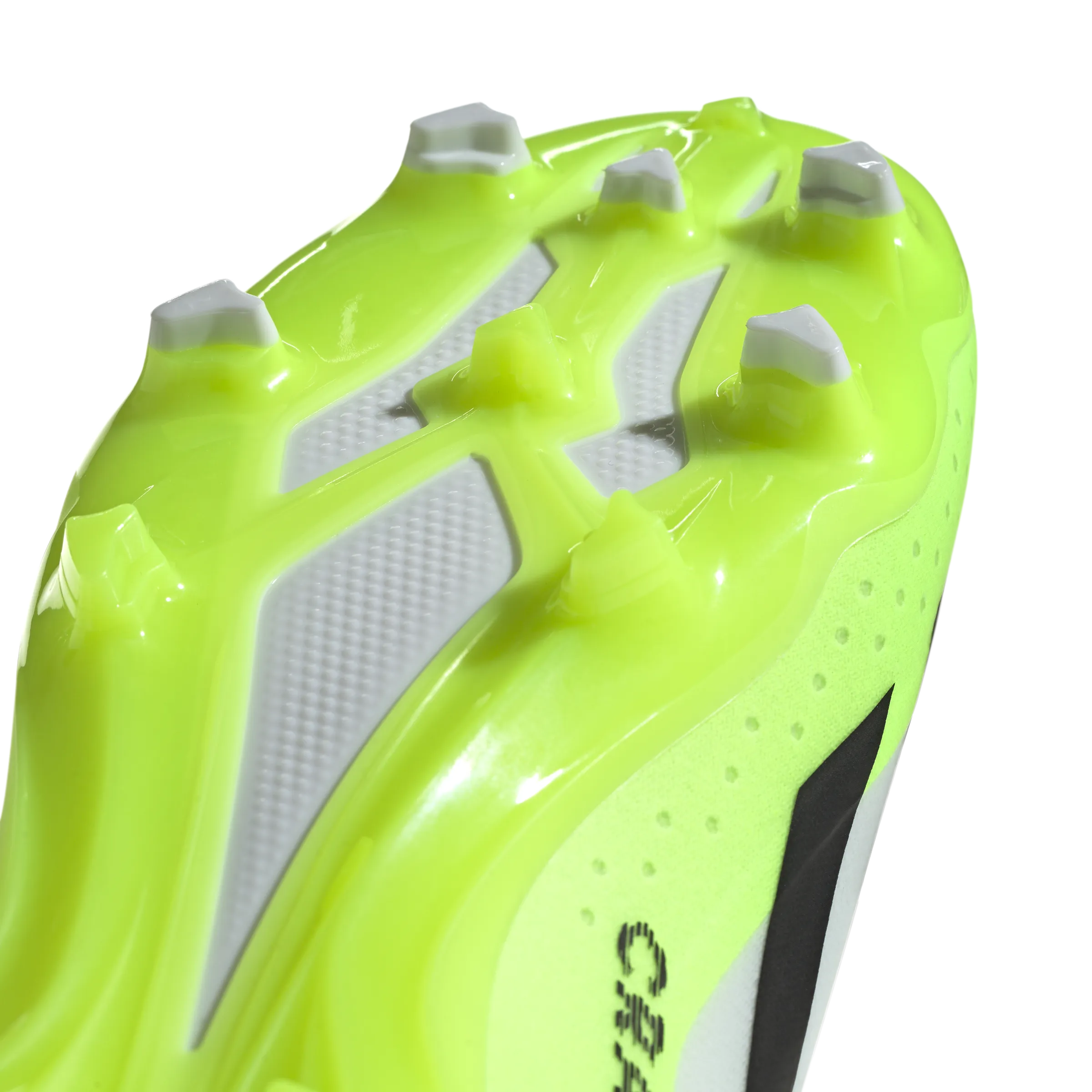 Adidas X Crazyfast .3 FG J - Cloud White/Core Black/Lucid Lemon