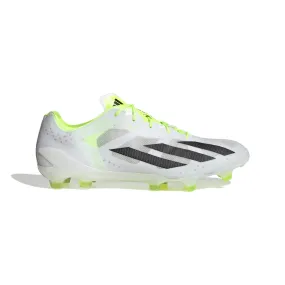 adidas X CrazyFast  FG Firm Ground Soccer Cleat - White/Core Black/Lucid Lemon