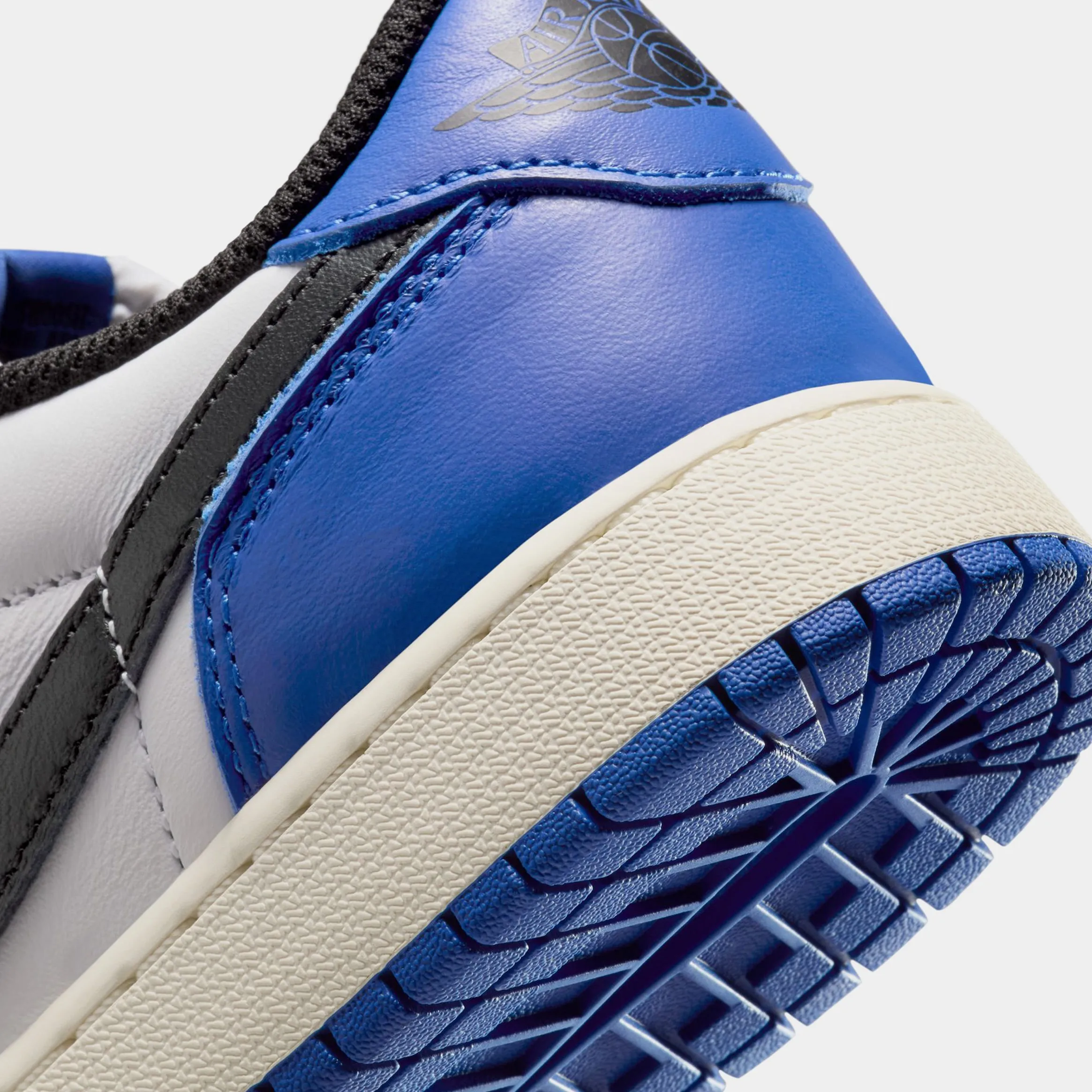 Air Jordan 1 Low Game Royal Grade School Lifestyle Shoes (White/Game Royal/Sail/Black)