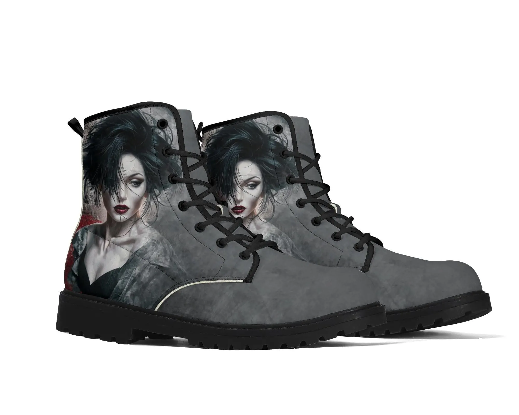Brushed Bombshell Leather Boots