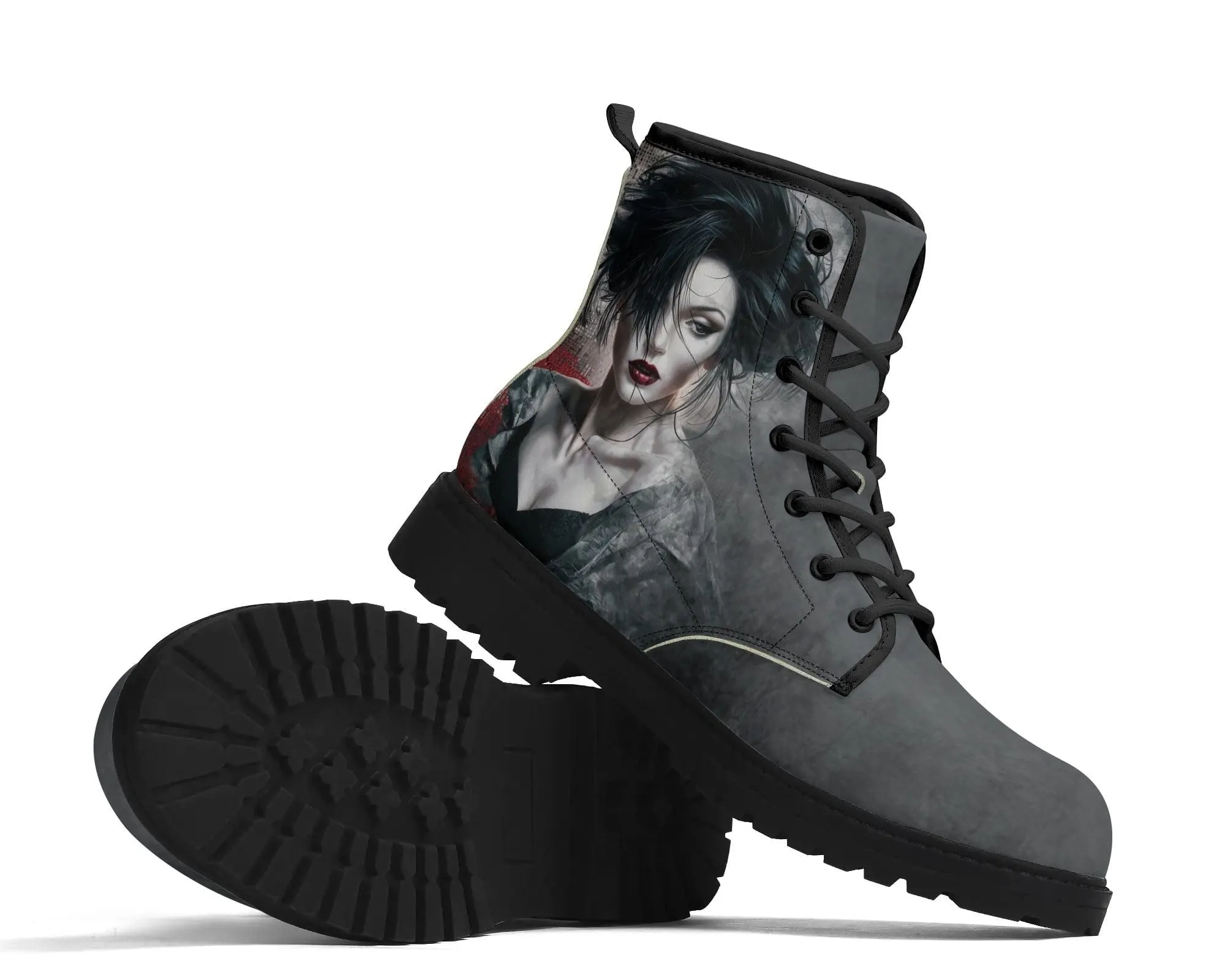 Brushed Bombshell Leather Boots