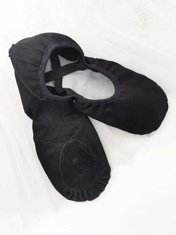 Elastic Cloth Ballet Dance Shoes Soft Sole Training Shoes