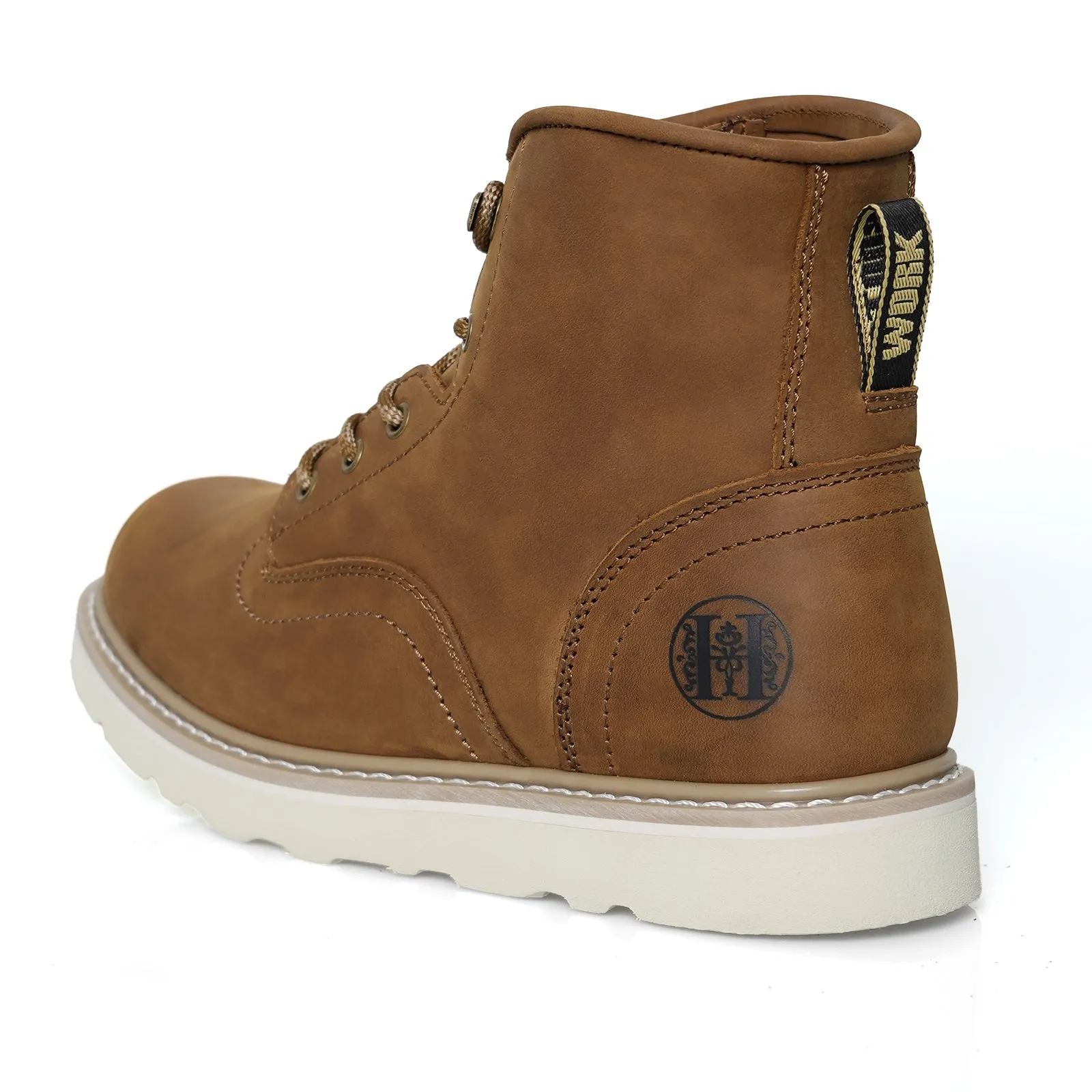 HVB805 - 6'' Soft Toe Retro Non-slip Water Resistant Men's Safety Work Boots