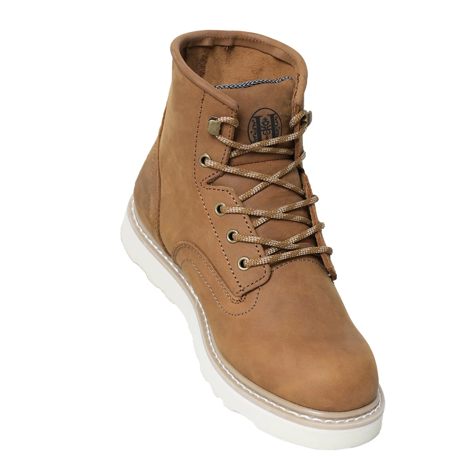 HVB805 - 6'' Soft Toe Retro Non-slip Water Resistant Men's Safety Work Boots