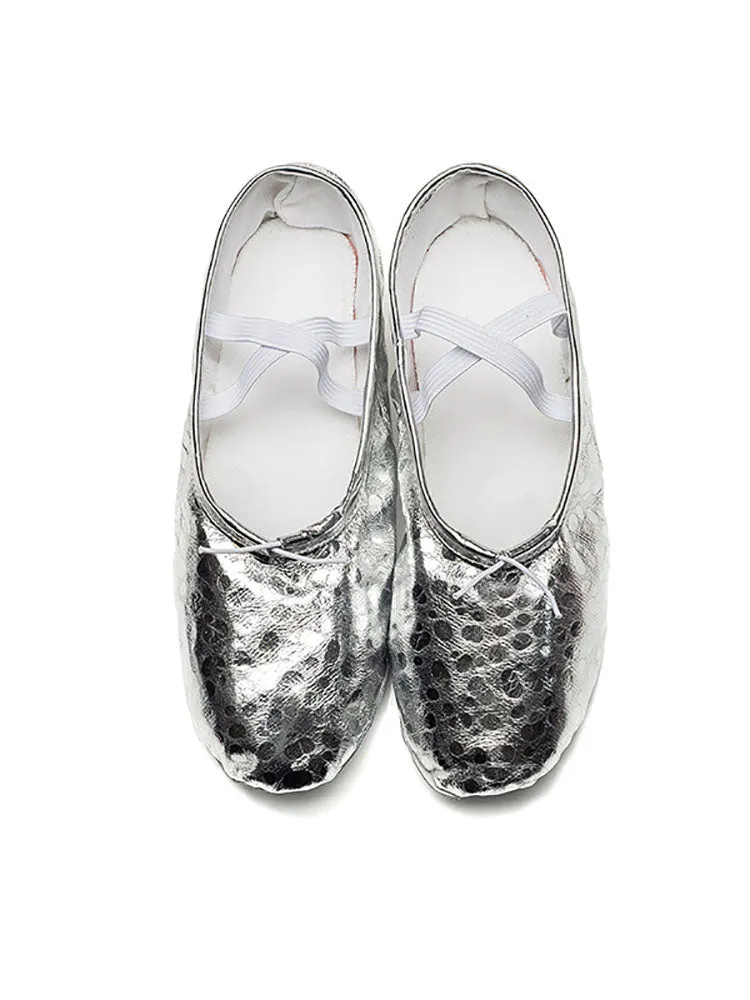 Mid Heel Dance Shoes Soft Sole Training Ballet Shoes