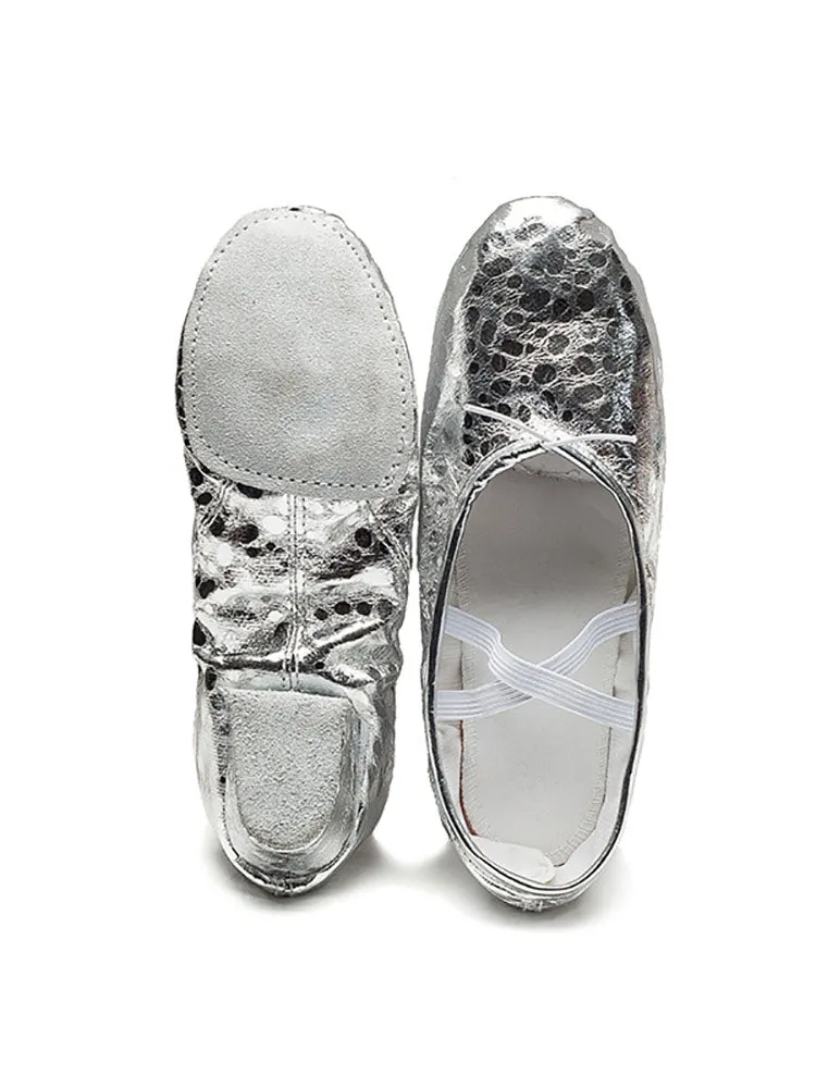 Mid Heel Dance Shoes Soft Sole Training Ballet Shoes