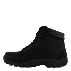 Mid Lace Up Waterproof Hiking  Black