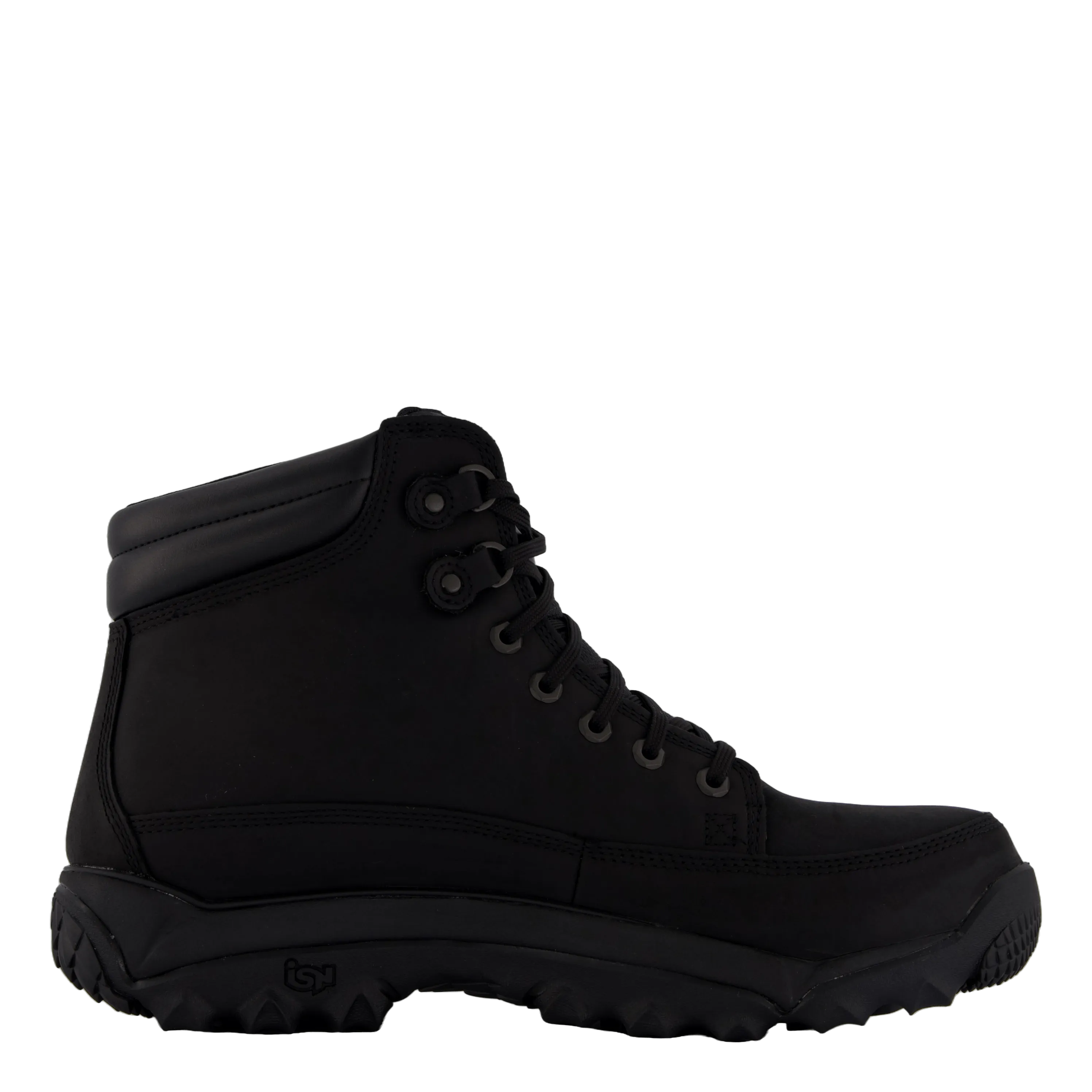 Mid Lace Up Waterproof Hiking  Black