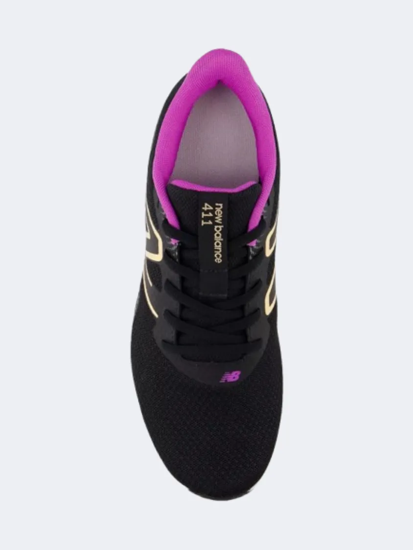 New Balance 411 Women Running Shoes Black/Purple