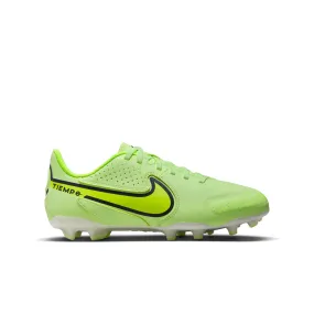 Nike Junior Tiempo Legend 9 Academy FG/MG Soccer Cleat - BarelyVolt/SummitWhite