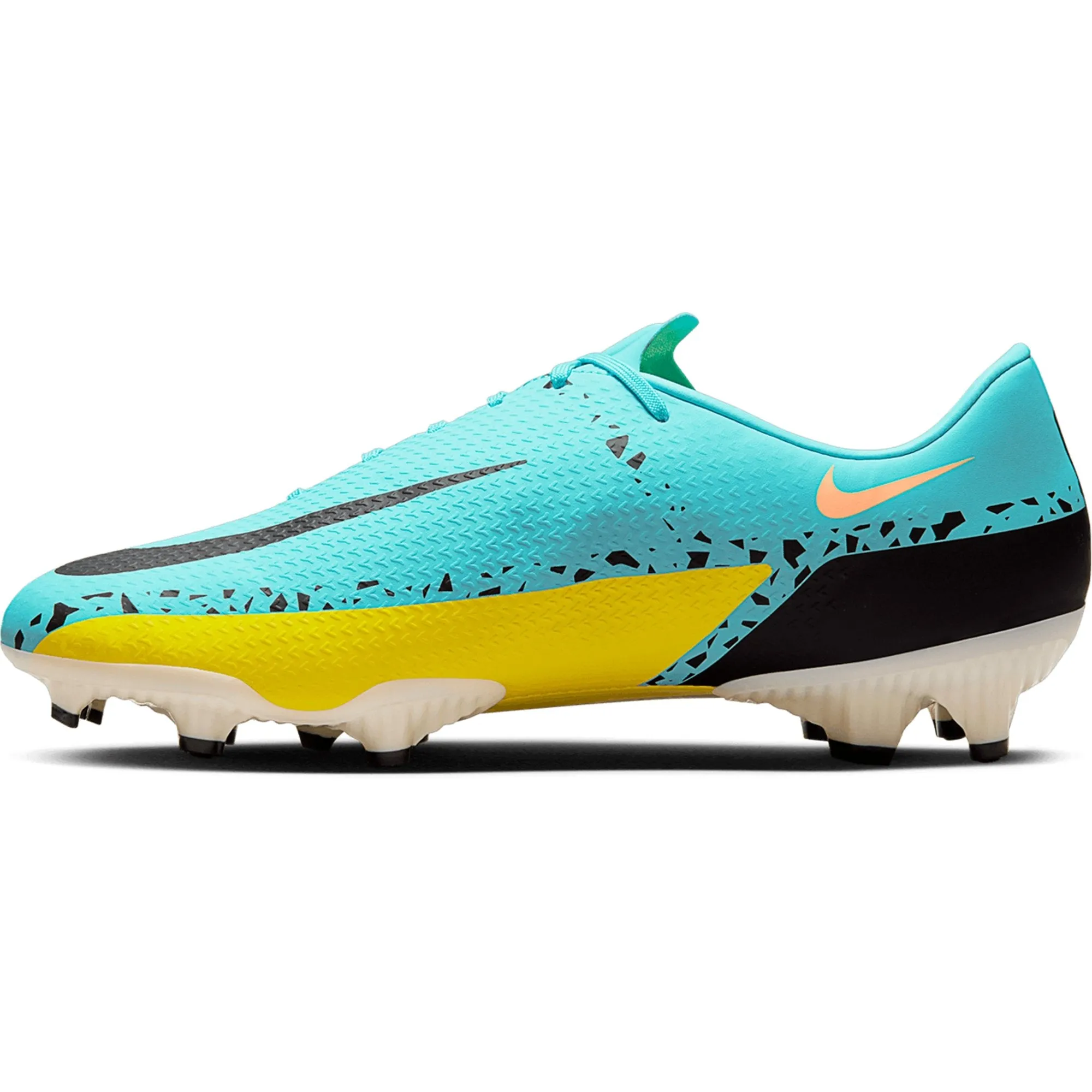 Nike Phantom GT2 Academy FG/MG Soccer Cleats - Glacier Ice/Black/Yellow Strike
