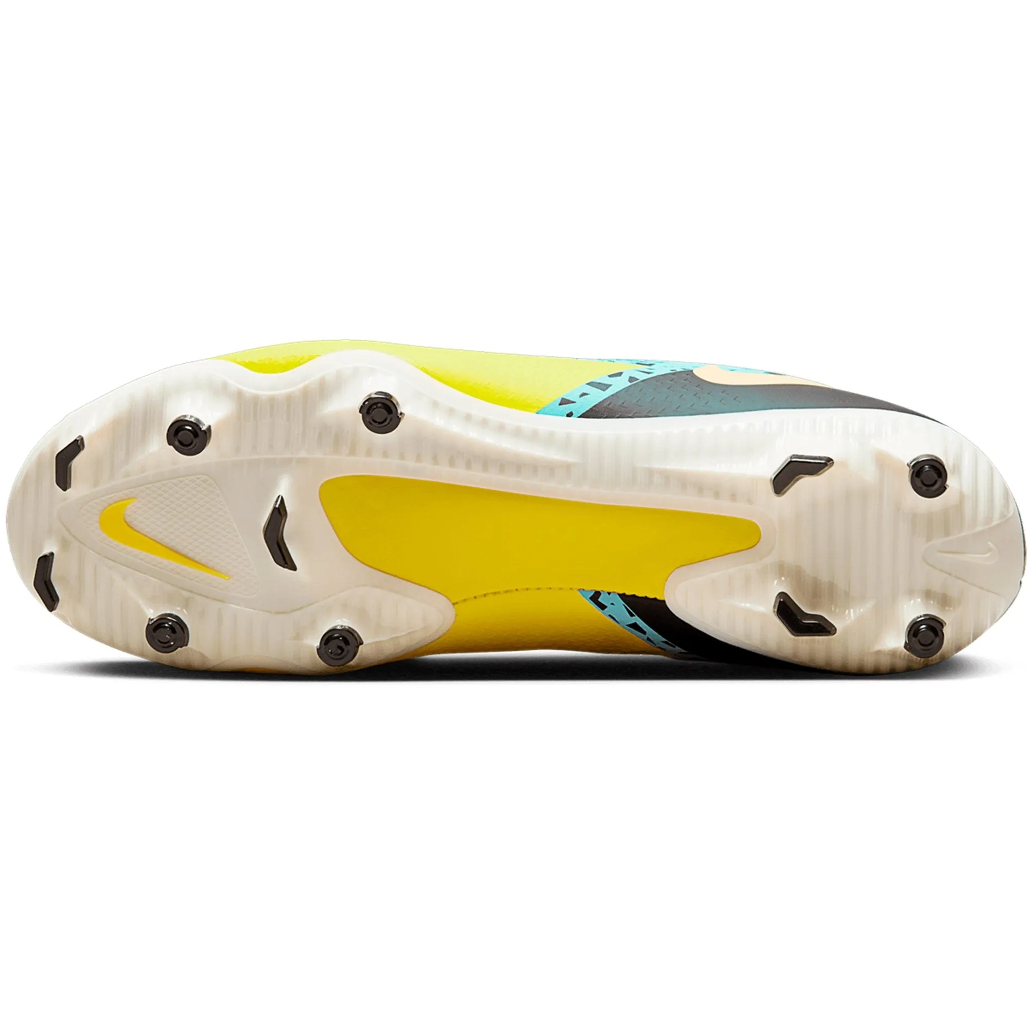 Nike Phantom GT2 Academy FG/MG Soccer Cleats - Glacier Ice/Black/Yellow Strike