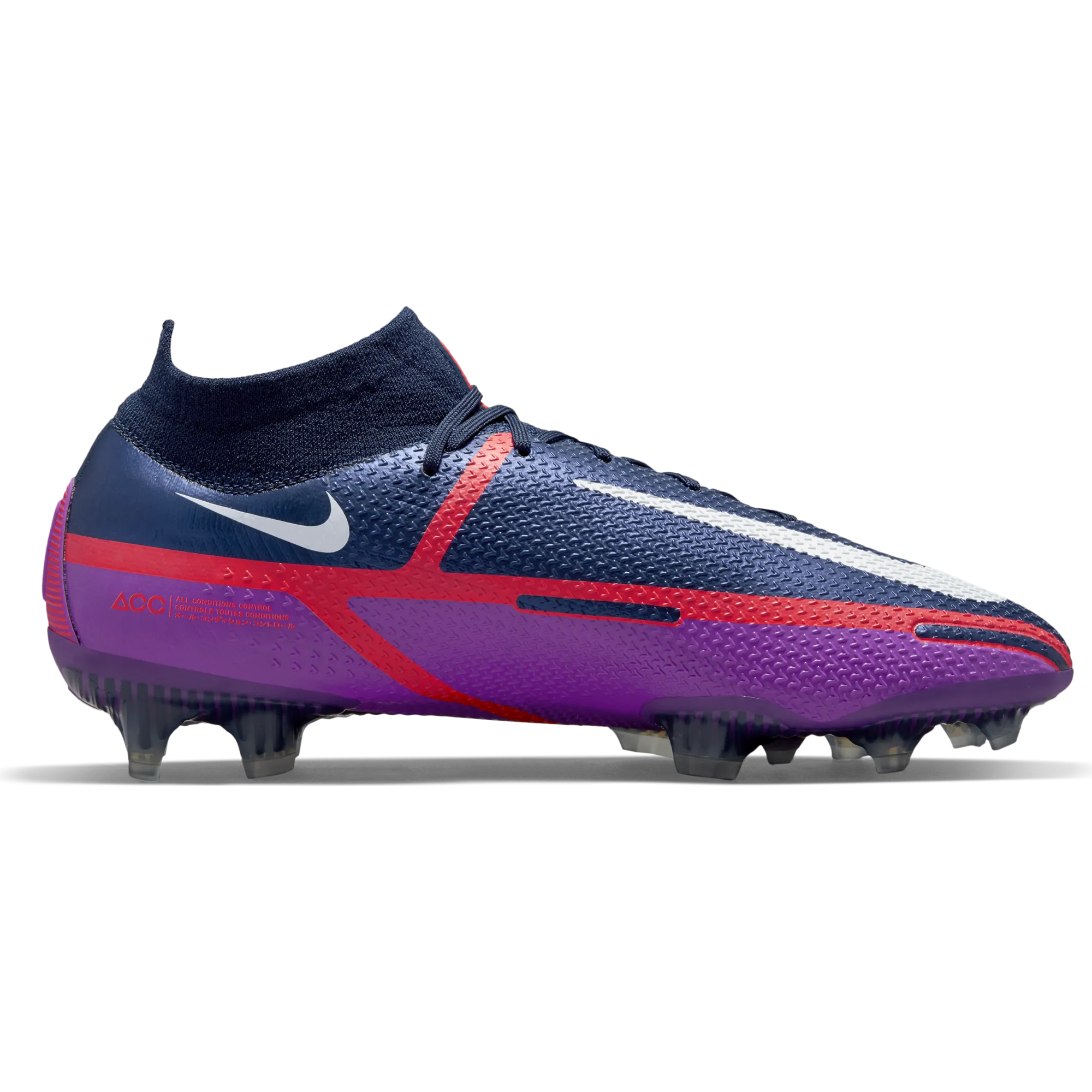 Nike Phantom GT2 DF Elite FG Soccer Cleats - College Navy/White