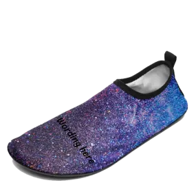 Personalized Name Sneaker Shoes, AQUA-210527009