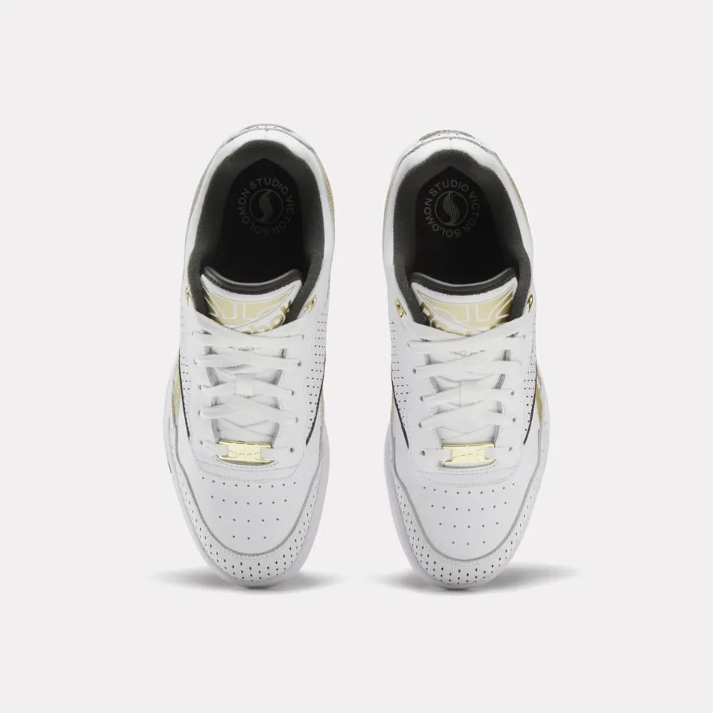 Reebok Footwear Men Victor Solomon BB 4000 II Basketball Shoes WHITE/GOLD/PUREGREY8