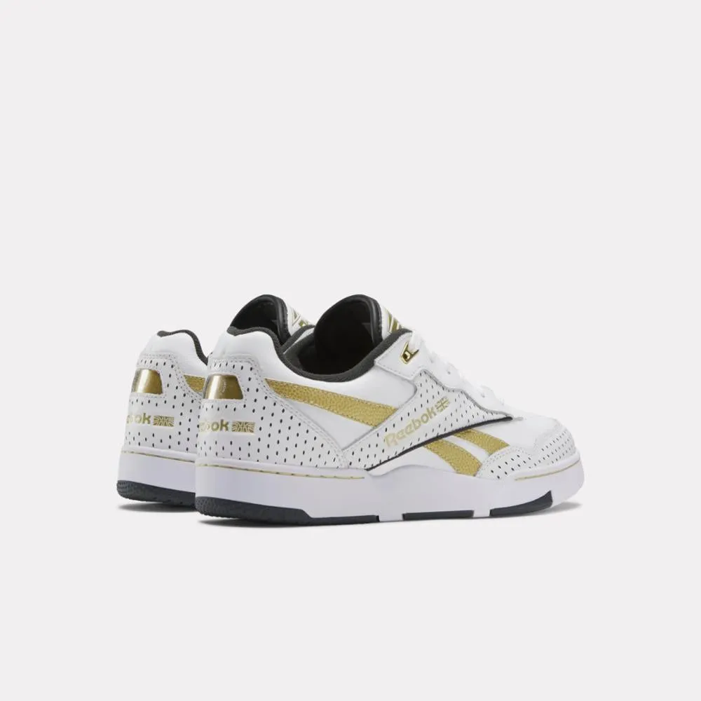 Reebok Footwear Men Victor Solomon BB 4000 II Basketball Shoes WHITE/GOLD/PUREGREY8
