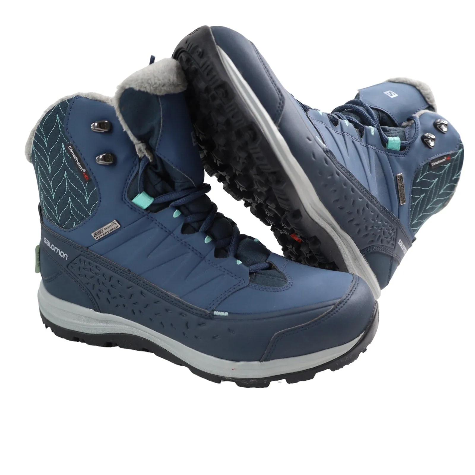 Salomon Kaina Mid CS Waterproof Winter Boots - WMNS 9.5