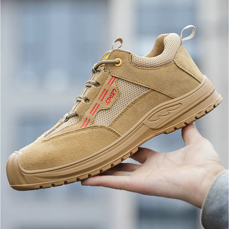 Steel Toe Shoes for Men Women Lightweight Comfortable Work Shoes Indestructible Slip Resistant Safety
