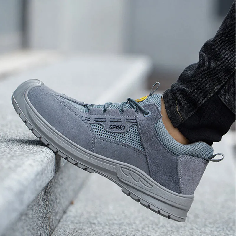 Steel Toe Shoes for Men Women Lightweight Comfortable Work Shoes Indestructible Slip Resistant Safety
