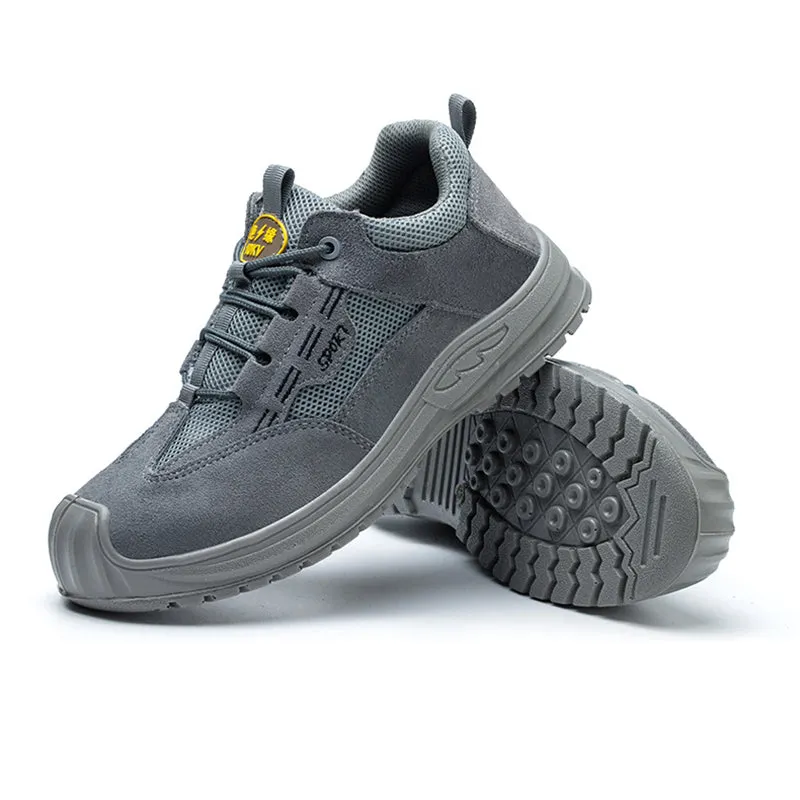 Steel Toe Shoes for Men Women Lightweight Comfortable Work Shoes Indestructible Slip Resistant Safety