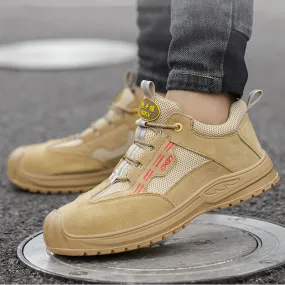 Steel Toe Shoes for Men Women Lightweight Comfortable Work Shoes Indestructible Slip Resistant Safety