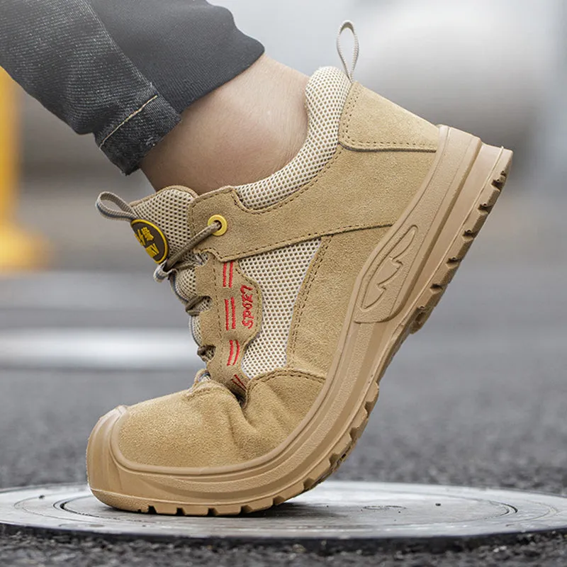 Steel Toe Shoes for Men Women Lightweight Comfortable Work Shoes Indestructible Slip Resistant Safety