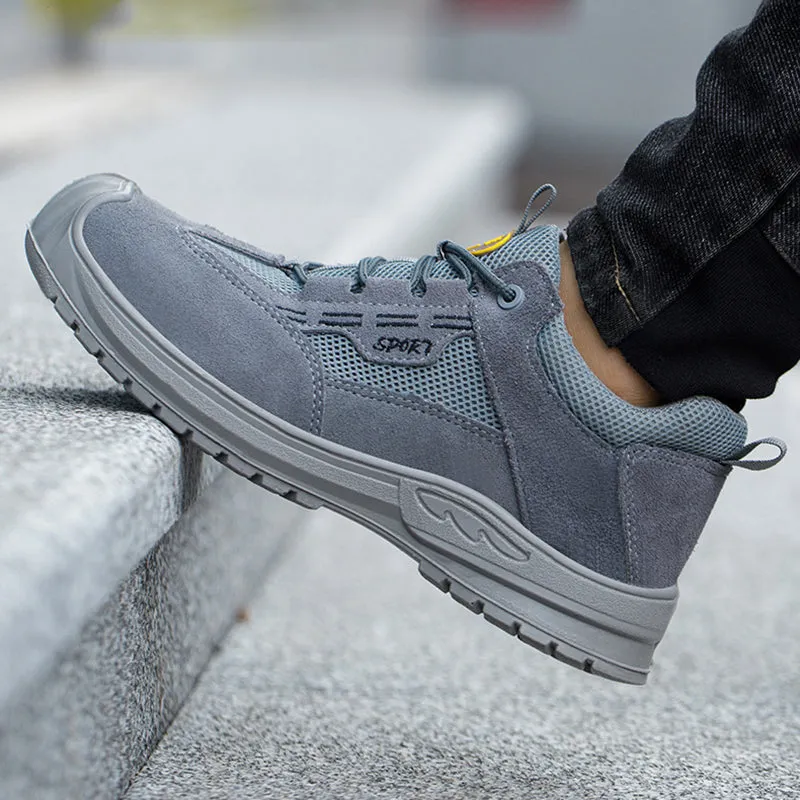 Steel Toe Shoes for Men Women Lightweight Comfortable Work Shoes Indestructible Slip Resistant Safety