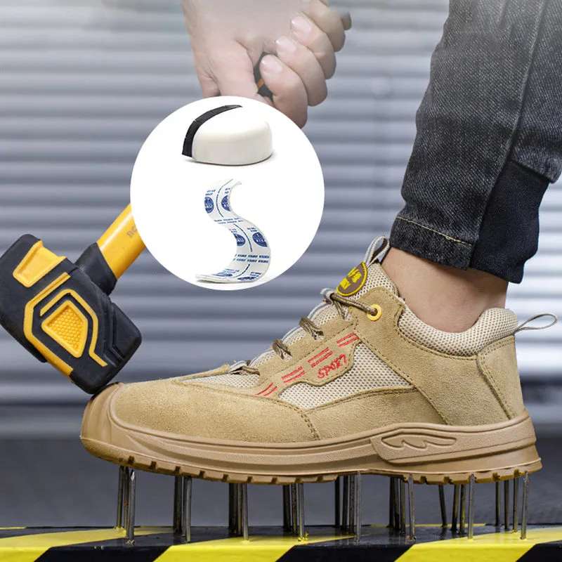 Steel Toe Shoes for Men Women Lightweight Comfortable Work Shoes Indestructible Slip Resistant Safety