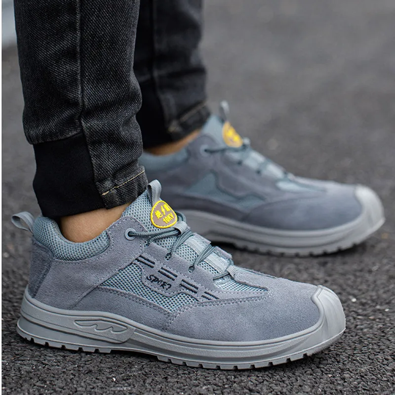 Steel Toe Shoes for Men Women Lightweight Comfortable Work Shoes Indestructible Slip Resistant Safety