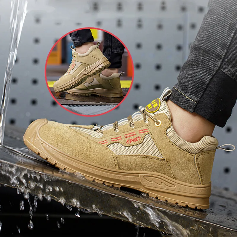 Steel Toe Shoes for Men Women Lightweight Comfortable Work Shoes Indestructible Slip Resistant Safety