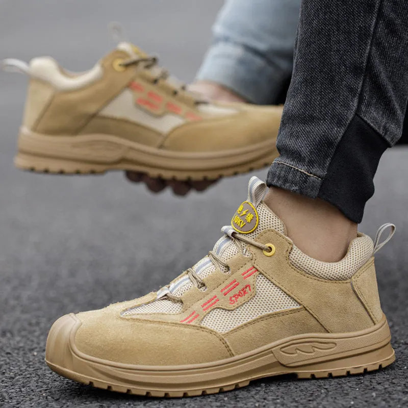 Steel Toe Shoes for Men Women Lightweight Comfortable Work Shoes Indestructible Slip Resistant Safety