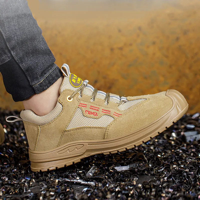 Steel Toe Shoes for Men Women Lightweight Comfortable Work Shoes Indestructible Slip Resistant Safety