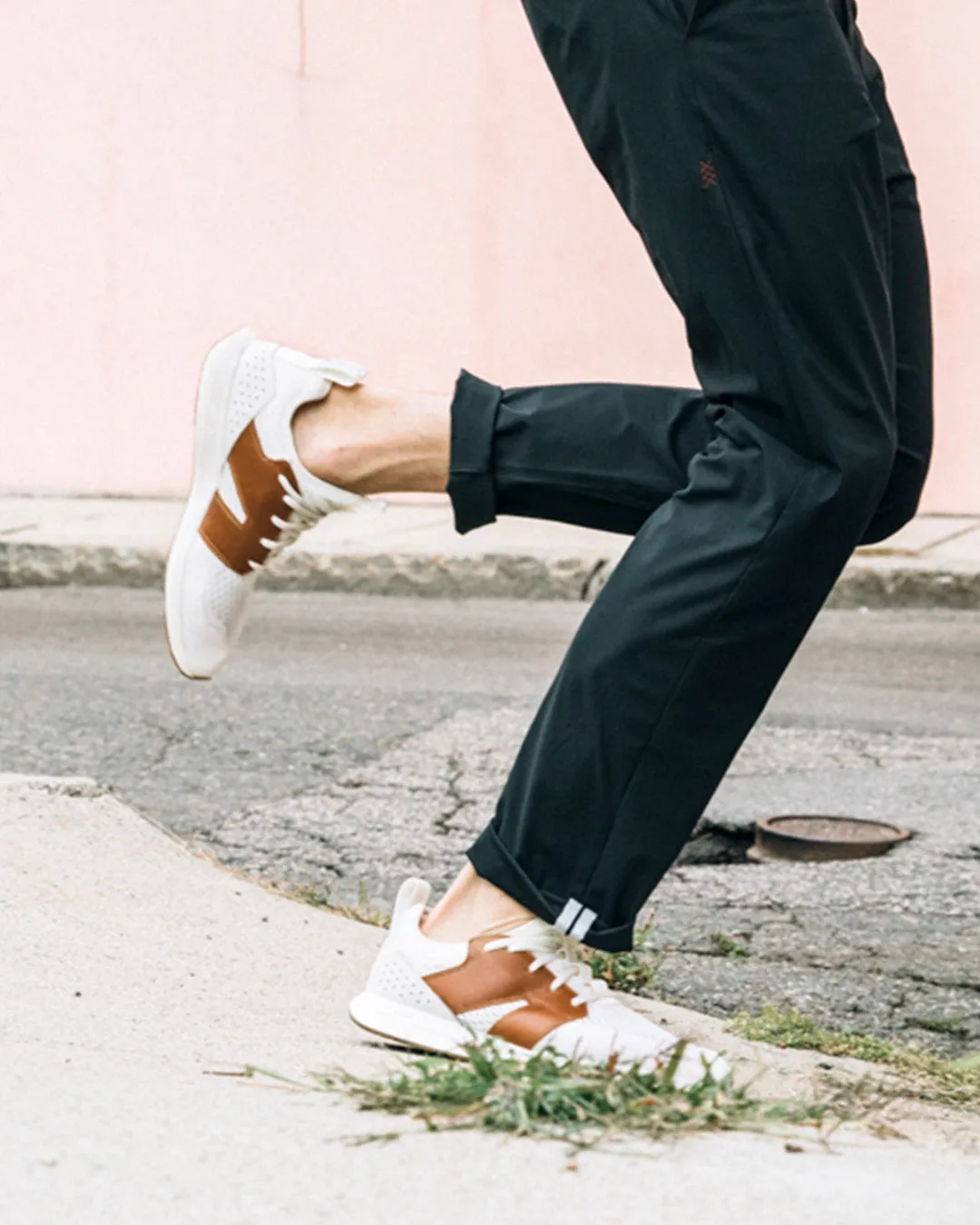 The Frank Trainer / Mesh / Bone & Tan by YORK Athletics Mfg.