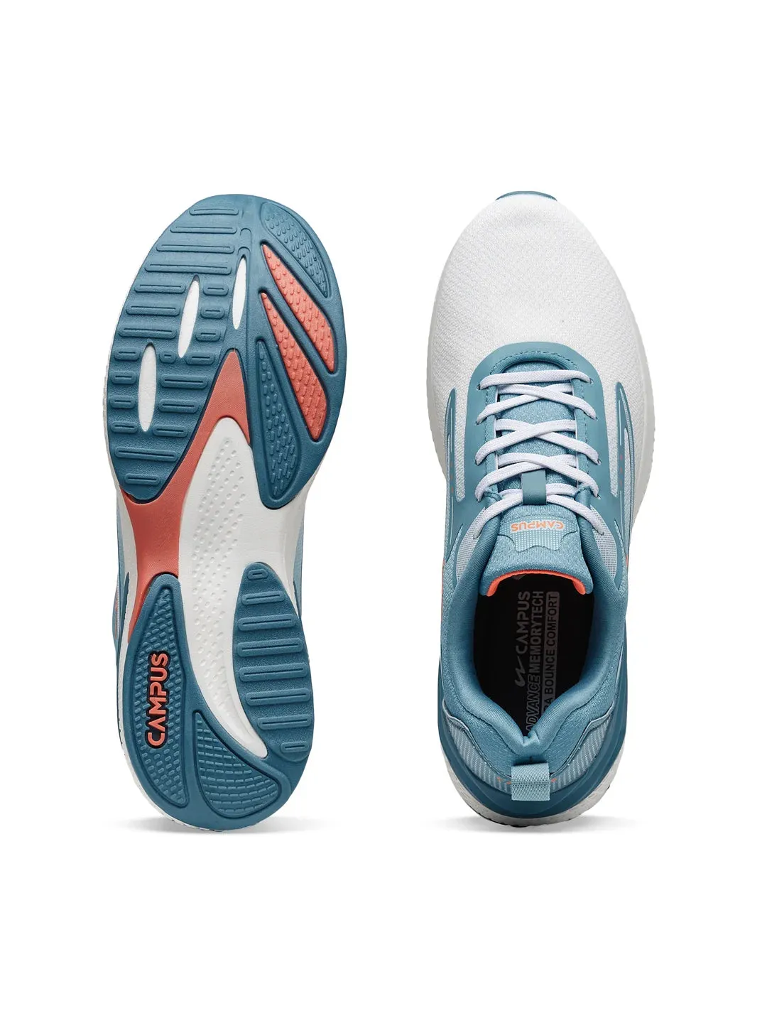 VESPER White Men's Running Shoes